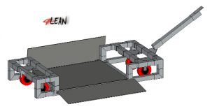 Wagon for carts with ramp